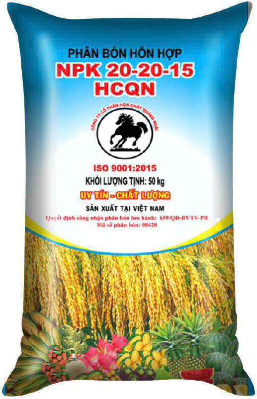 Bao phân NPK Con Ngựa 20-20-15 HCQN 50kg