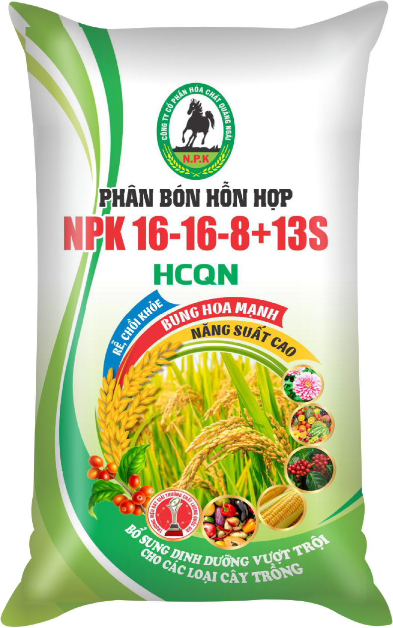 Phân bón Con Ngựa NPK 16-8-16+13S+HCQN