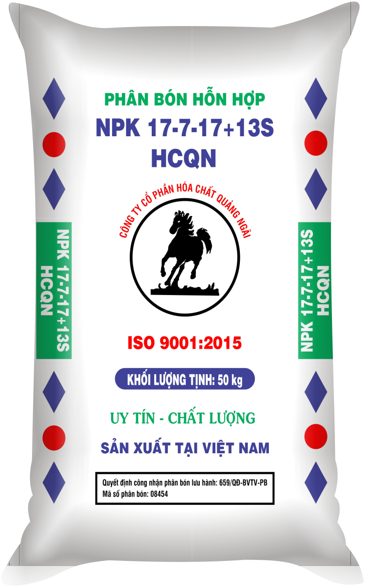 Phân bón Con Ngựa NPK 17-7-17+HCQN